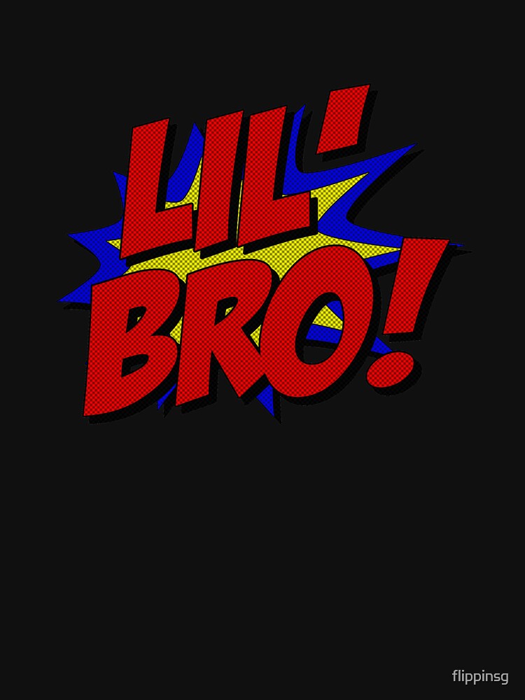 Superhero Lil Bro by flippinsg T-Shirts, Hoodie, Sweatshirt | BlankRebels.com (Image 3)