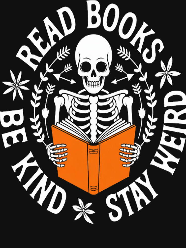 Embrace Life Read Books Be Kind Stay Weird by StuffNestie T-Shirts, Hoodie, Sweatshirt | BlankRebels.com (Image 3)