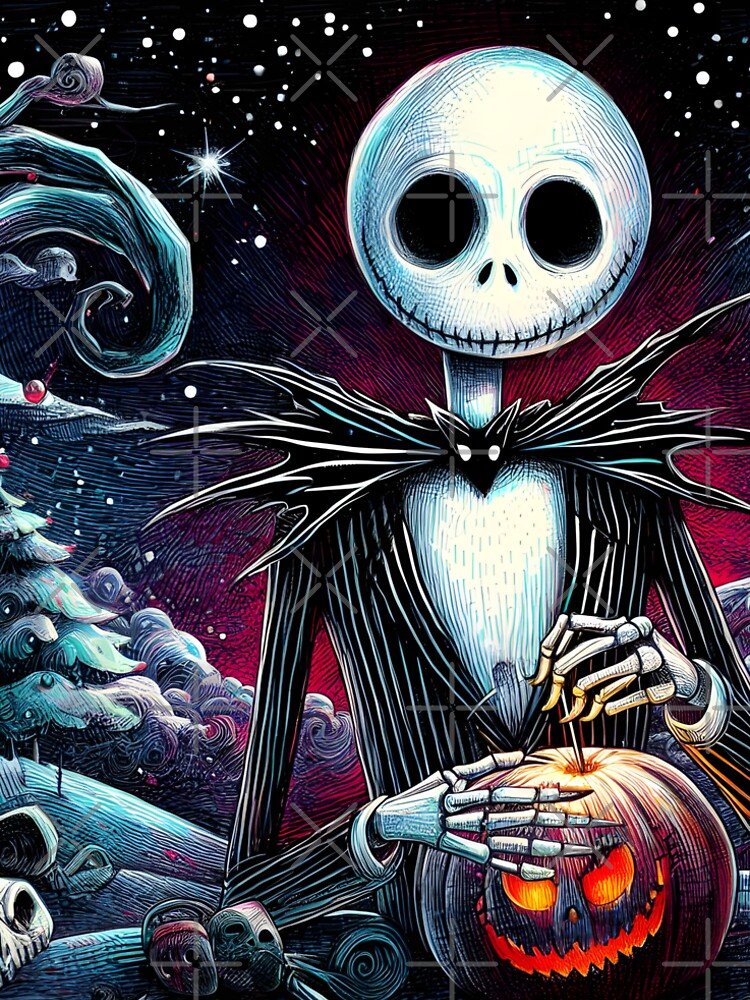Dive into Holiday Magic: Unique Jack Skellington Art for a Contemporary and Festive Celebration! by InsaneLEDP... (Image 2)