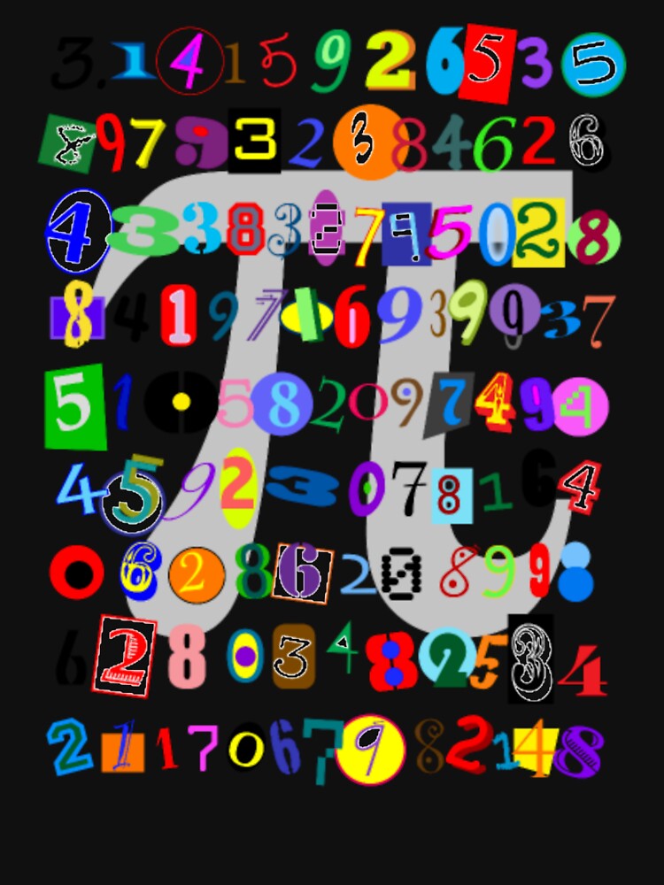 Colorful and Fun Depiction of Pi Calculated by aryagiri T-Shirts, Hoodie, Sweatshirt | BlankRebels.com (Image 3)