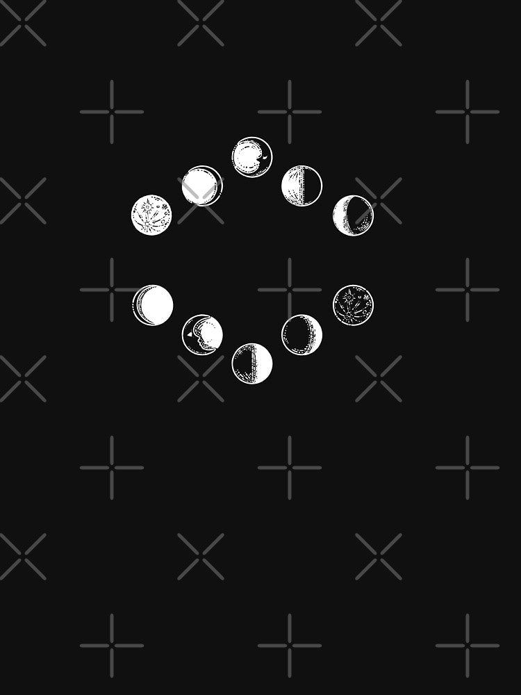 [White.ver] A change in the shape and phase of the MOON by MYOMYO T-Shirts, Hoodie, Sweatshirt | BlankRebels.com (Image 3)