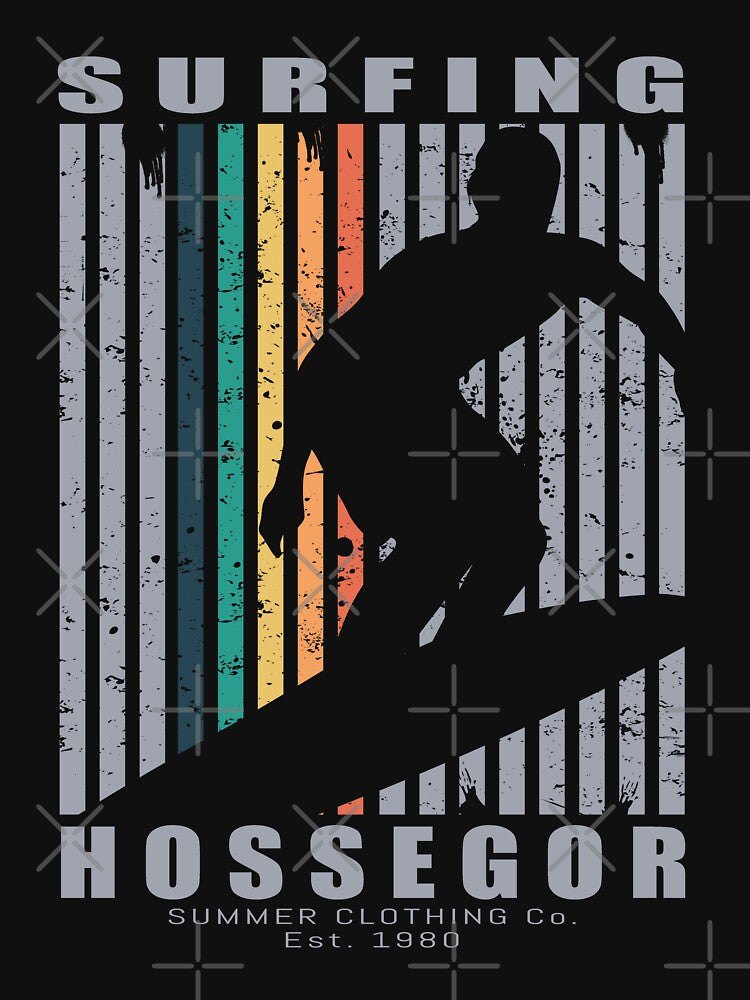Hossegor Surfing Beach Retro Surfing by JasKei-Designs T-Shirts, Hoodie, Sweatshirt | BlankRebels.com (Image 3)