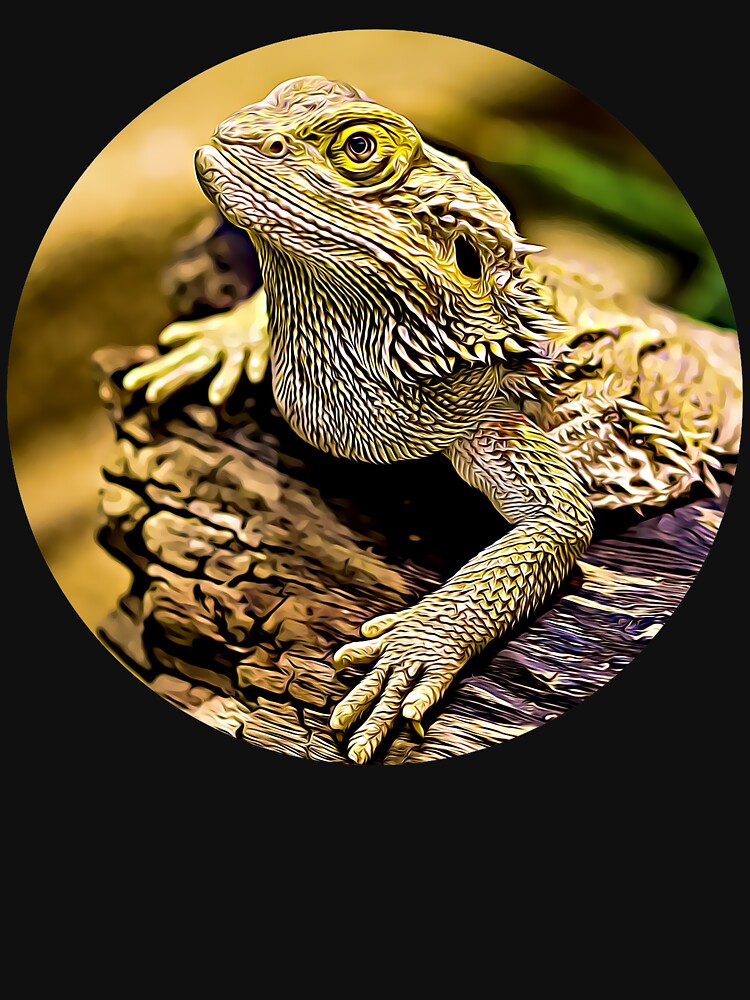Bearded Dragon Portrait by RevolutionInPaint T-Shirts, Hoodie, Sweatshirt | BlankRebels.com (Image 3)