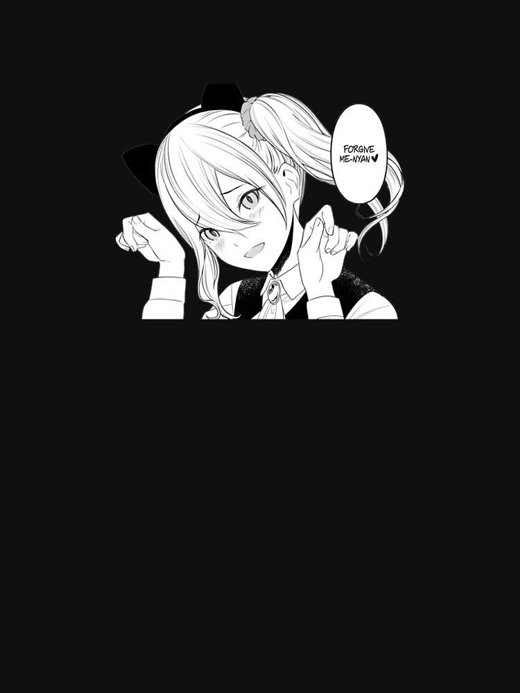 Hayasaka Love Is War Anime Inspired Forgive Me Meow T Shirt by studiodotprints