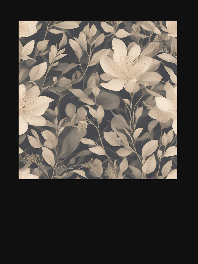Botanical pattern monochromatic by CoolPixels T-Shirts, Hoodie, Sweatshirt | BlankRebels.com (Image 3)