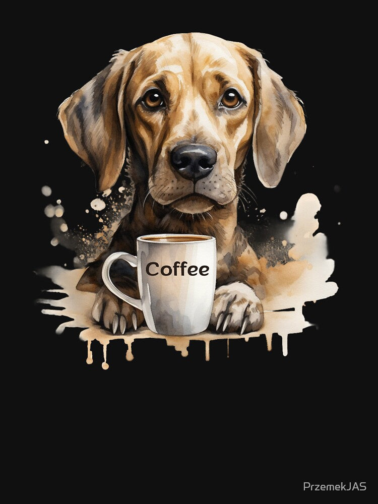 Coffee And Dogs by PrzemekJAS T-Shirts, Hoodie, Sweatshirt | BlankRebels.com (Image 3)
