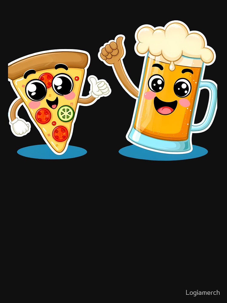 Funny Pizza Beer Lover by Logiamerch T-Shirts, Hoodie, Sweatshirt | BlankRebels.com (Image 3)