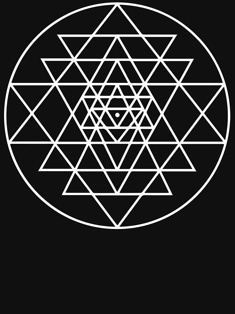 Sri Yantra Geometric Pattern by signsandsymbols