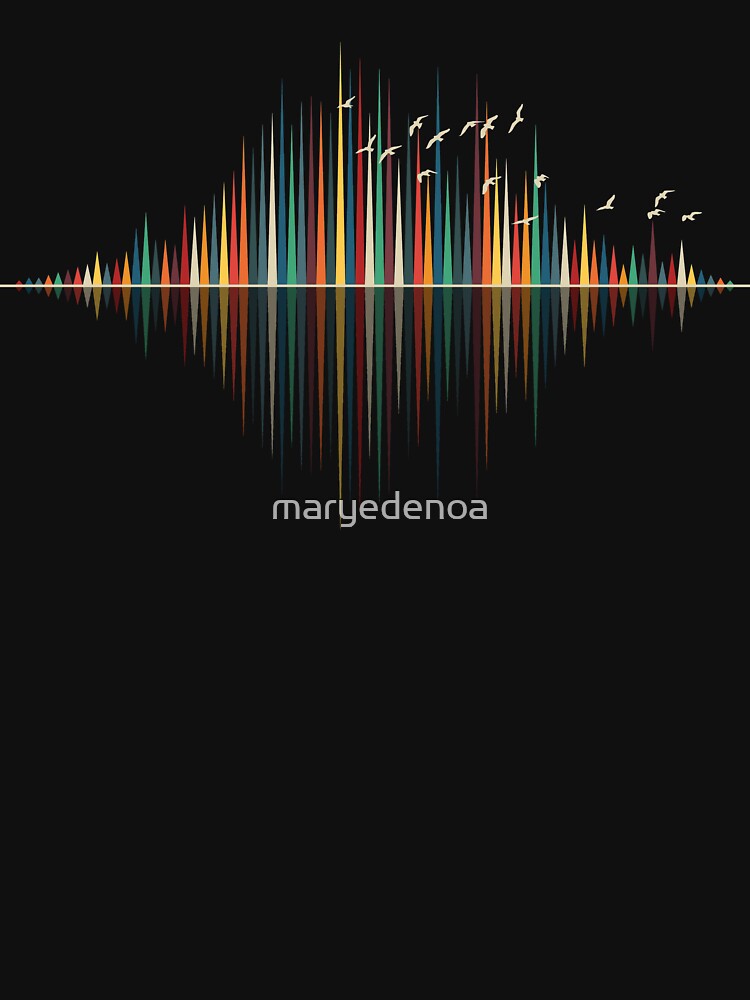 Nature's Music - Sound Wave by maryedenoa T-Shirts, Hoodie, Sweatshirt | BlankRebels.com (Image 3)