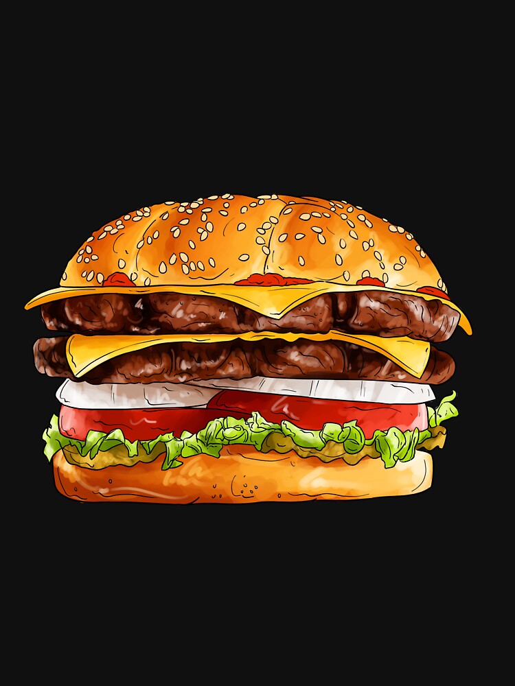 Delicious Beef Burger by Stickow T-Shirts, Hoodie, Sweatshirt | BlankRebels.com (Image 3)