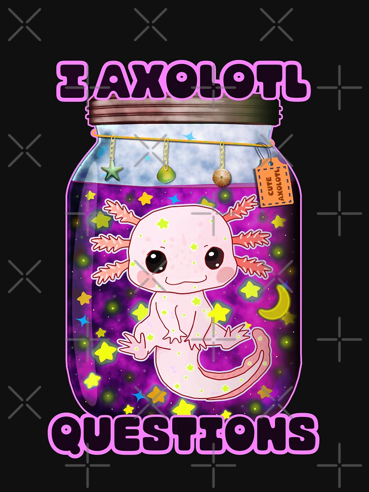I Axolotl Questions Galaxy Jar by lazarosdesign T-Shirts, Hoodie, Sweatshirt | BlankRebels.com (Image 3)