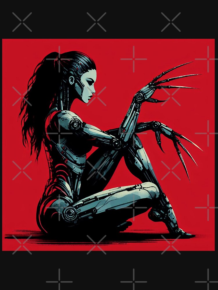 Cyberpunk Woman Cyborg Assassin T-Shirts, Hoodie, Sweatshirt