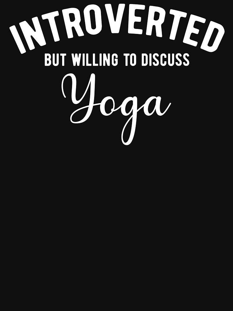 Introverted Yoga Lover by ReignGFX T-Shirts, Hoodie, Sweatshirt | BlankRebels.com (Image 3)