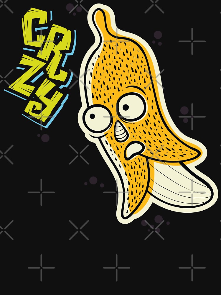CRZY Banana Cute & Scary Doodle Monster by ChilledDoodle T-Shirts, Hoodie, Sweatshirt | BlankRebels.com (Image 3)