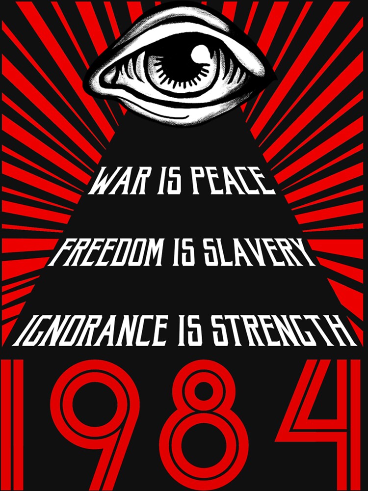 1984 Orwell Classic T-Shirt by MaximilianWolf Hoodie, Sweatshirt | BlankRebels.com (Image 3)