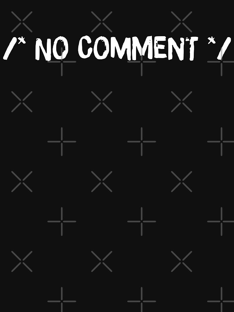 No Comment (white) by Stornu2Ruedas T-Shirts, Hoodie, Sweatshirt | BlankRebels.com (Image 3)