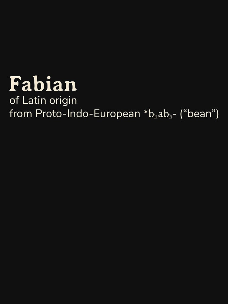 Fabian name etymology by YourNameStory T-Shirts, Hoodie, Sweatshirt | BlankRebels.com (Image 3)