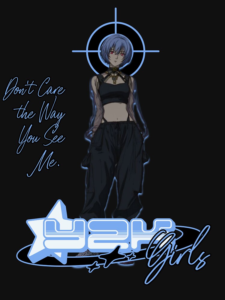 Rei Ayanami Y2K by VoidGarden T-Shirts, Hoodie, Sweatshirt | BlankRebels.com (Image 3)