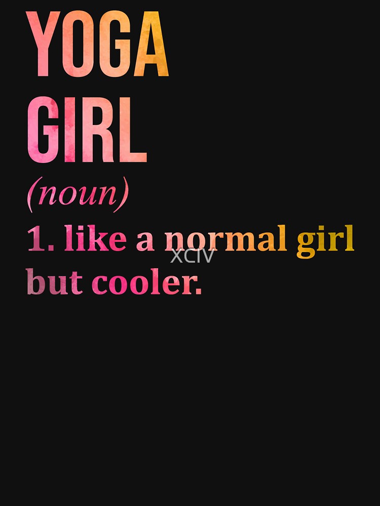 Yoga Girl Definition in Watercolor by XCIV T-Shirts, Hoodie, Sweatshirt | BlankRebels.com (Image 3)