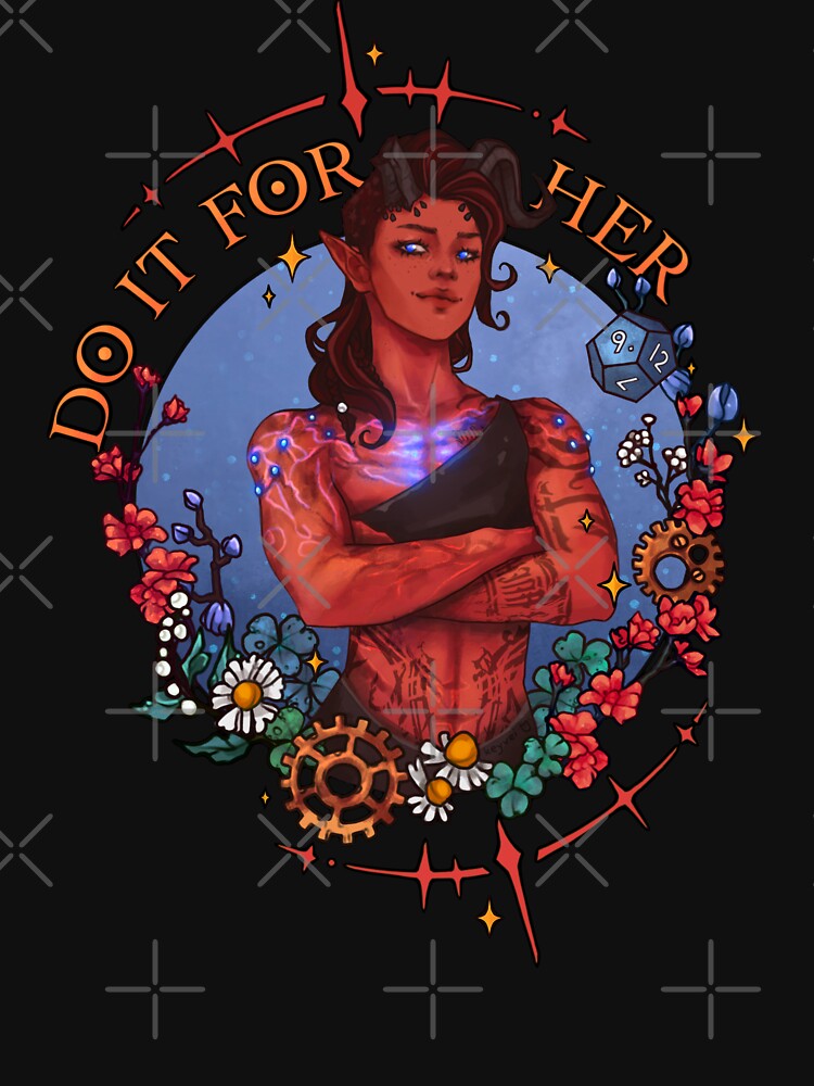 Do It For Her | Karlach romance by keyvei T-Shirts, Hoodie, Sweatshirt | BlankRebels.com (Image 3)