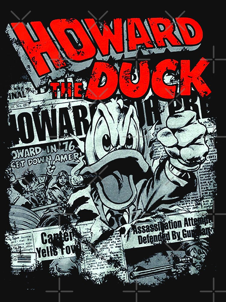 Red text Howard art the Duck gift for fans by Kbmsart T-Shirts, Hoodie, Sweatshirt | BlankRebels.com (Image 3)