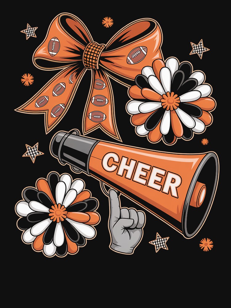 Coquette Cheer Bow Sport Cheerleader by DianaStantzo T-Shirts, Hoodie, Sweatshirt | BlankRebels.com (Image 3)