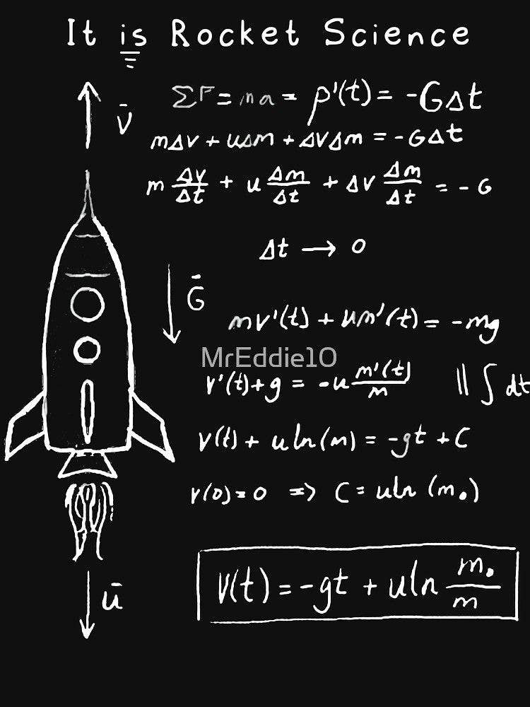 Astrophysics Rocket Aerospace Science Art by MrEddie10 T-Shirts, Hoodie, Sweatshirt | BlankRebels.com (Image 3)