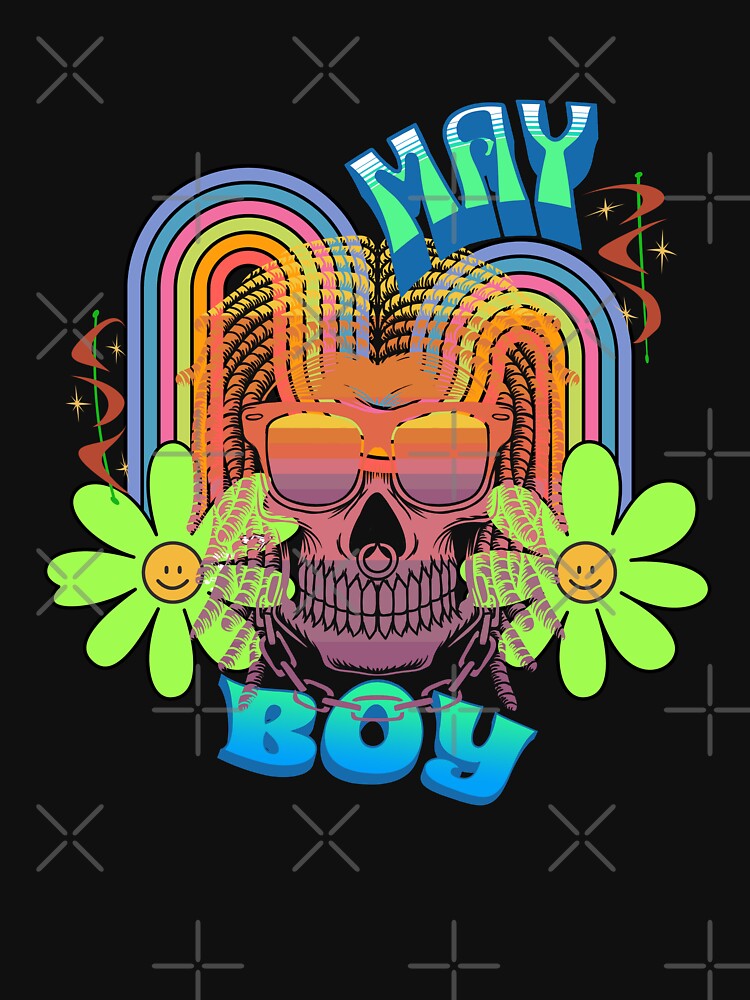 Retro May Boy Vintage Design by my-green-gecko T-Shirts, Hoodie, Sweatshirt | BlankRebels.com (Image 3)