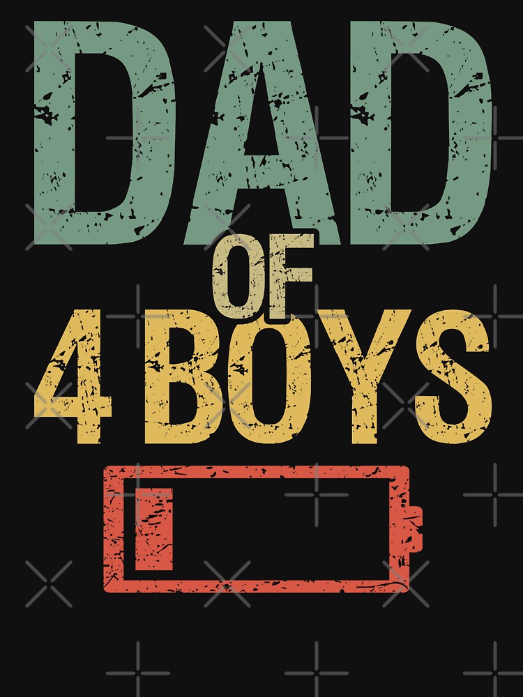 Tired Dad Of 4 Boys I by Lemon Pepper T-Shirts, Hoodie, Sweatshirt | BlankRebels.com (Image 3)