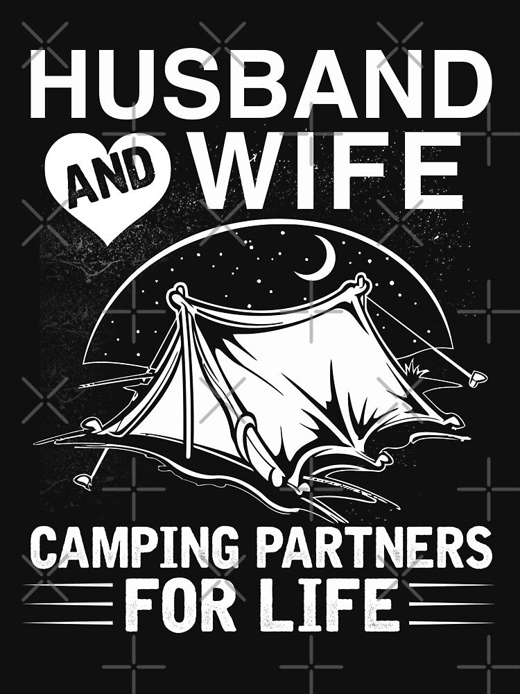 Husband And Wife Camping Partners For Life by VibrantGifts T-Shirts, Hoodie, Sweatshirt | BlankRebels.com (Image 3)