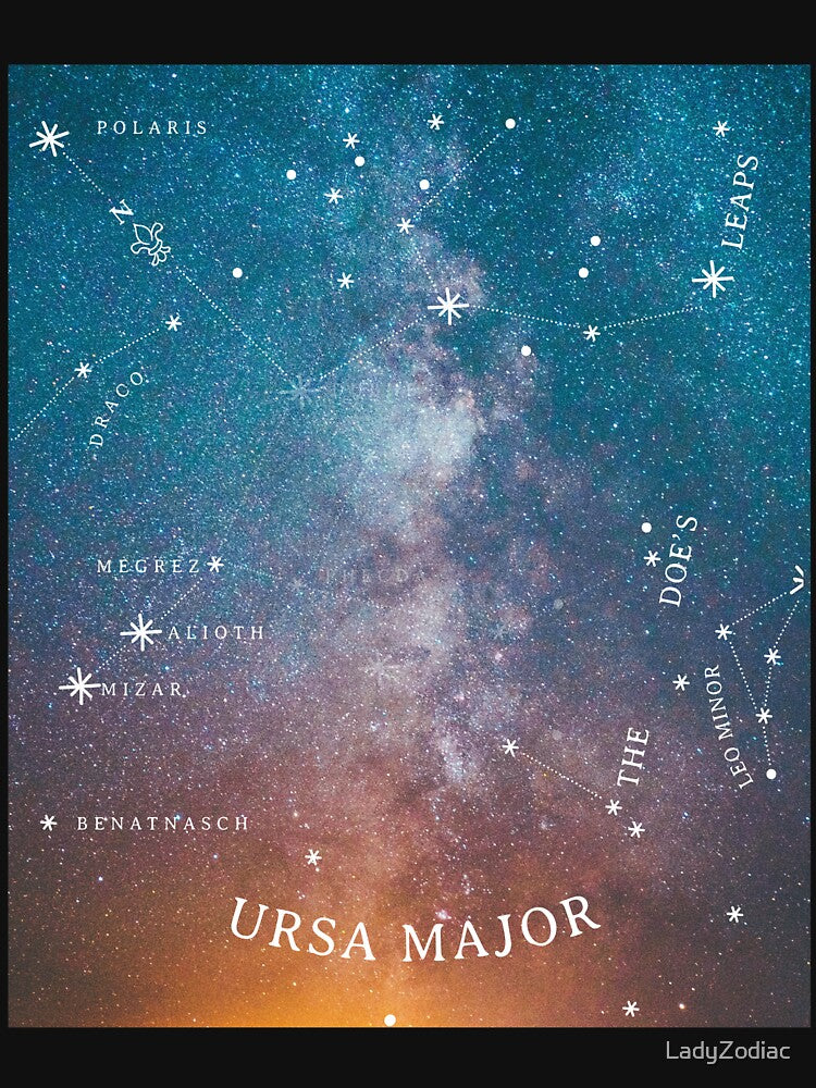 Ursa Major Constellation by LadyZodiac T-Shirts, Hoodie, Sweatshirt | BlankRebels.com (Image 3)
