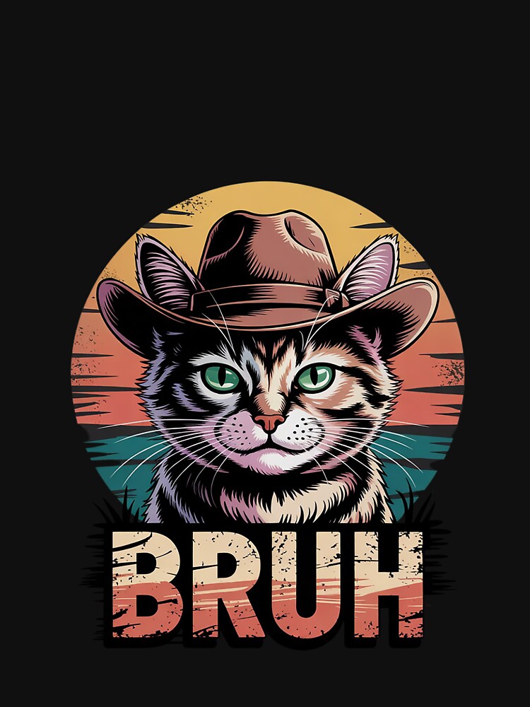 Cat Bruh Meme Cowboy Cat Western Teens Kids by MarryIsMonth T-Shirts, Hoodie, Sweatshirt | BlankRebels.com (Image 3)