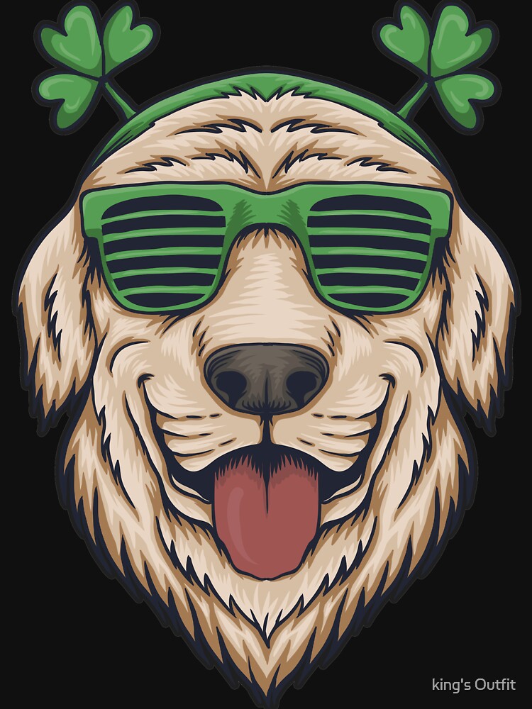 Dog head eyeglasses for st. patrick's day by king's Outfit T-Shirts, Hoodie, Sweatshirt | BlankRebels.com (Image 3)