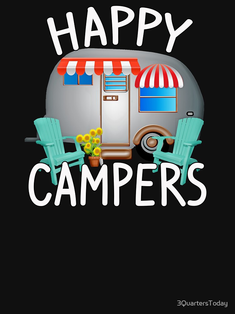Cool Camping Stuff - Happy Campers by 3QuartersToday T-Shirts, Hoodie, Sweatshirt | BlankRebels.com (Image 3)