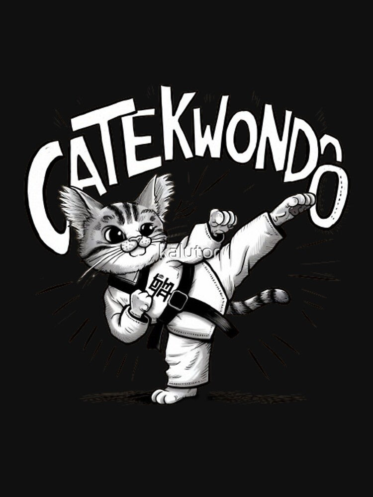 Taekwondo or Catekwondo? by kalutor T-Shirts, Hoodie, Sweatshirt | BlankRebels.com (Image 3)