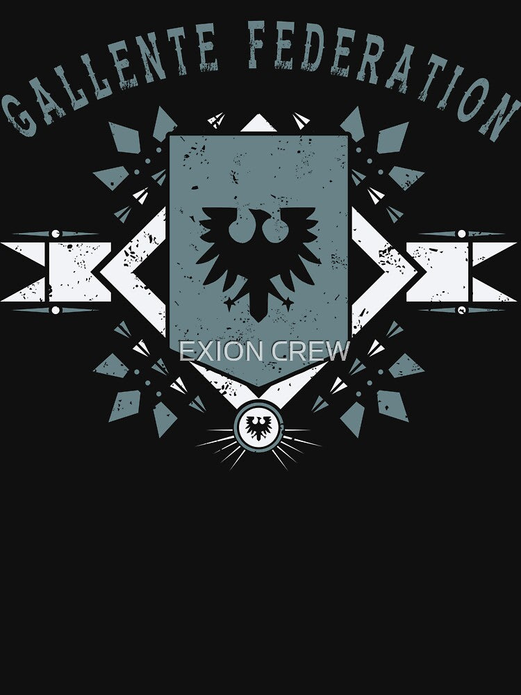 GALLENTE FEDERATION - TRIBAL CREST by EXION CREW T-Shirts, Hoodie, Sweatshirt | BlankRebels.com (Image 3)