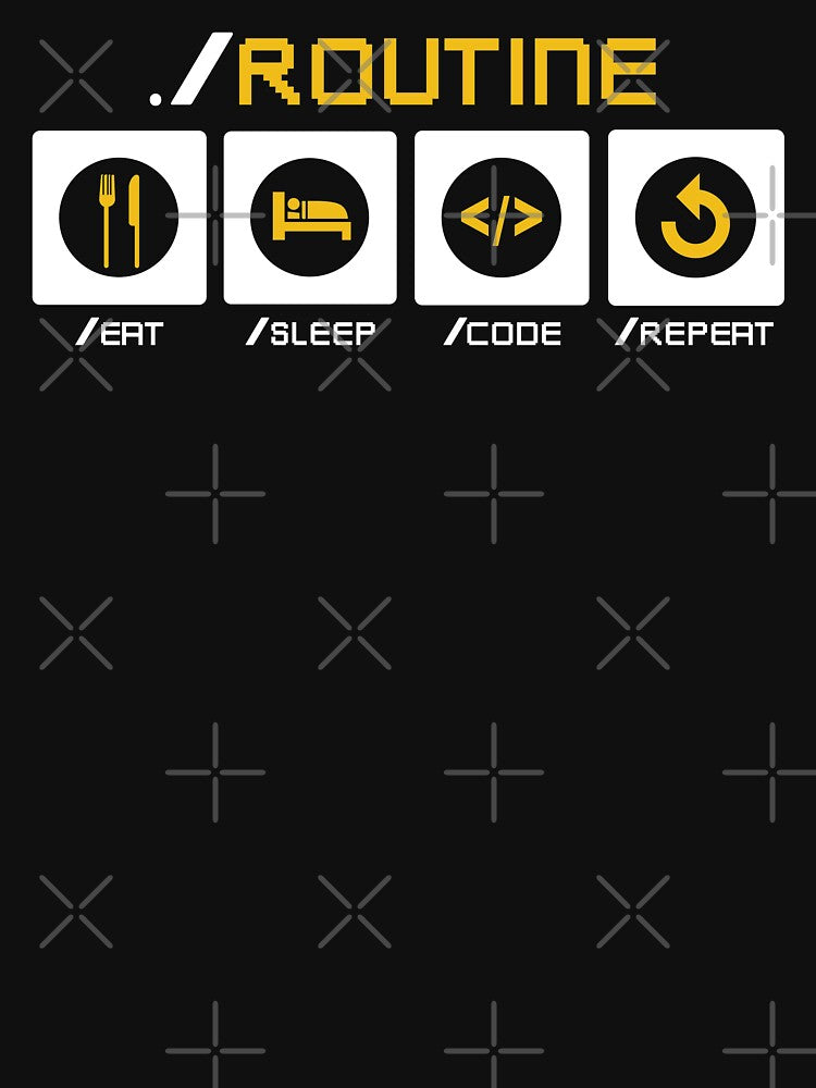 Eat Sleep Code Repeat. by emphatic T-Shirts, Hoodie, Sweatshirt | BlankRebels.com (Image 3)