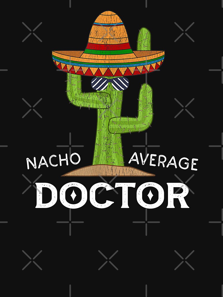 Fun Funny doctor Humor Gifts, Funny Cactus illustration distressed Design Meme Saying doctor Dad Husband... (Image 3)