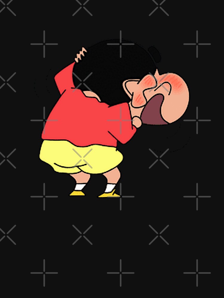 Shin chan blushing by Sellystickers