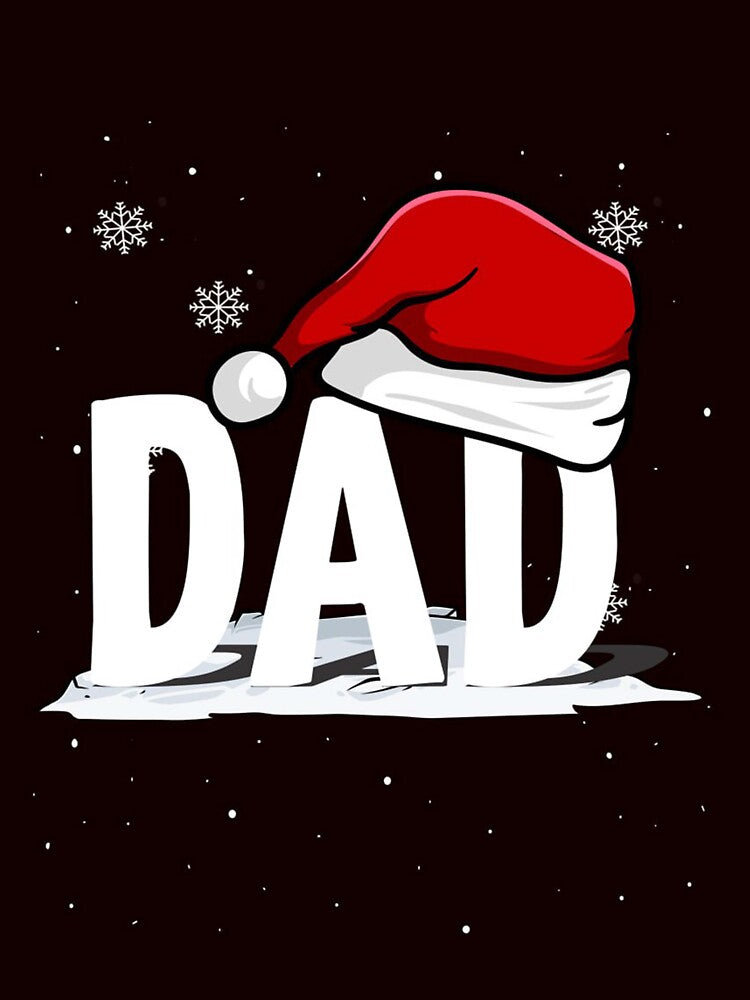 Dad Christmas Santa Hat Design Matching Family Gifts by AweGifts T-Shirts, Hoodie, Sweatshirt | BlankRebels.com (Image 3)