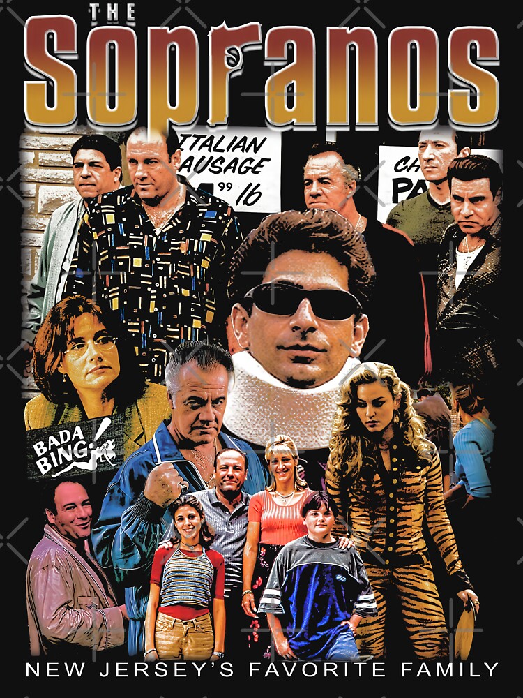 Vintage 90s Sopranos Family by collinswired T-Shirts, Hoodie, Sweatshirt | BlankRebels.com (Image 3)