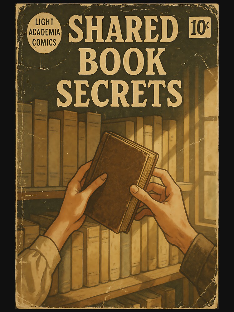 Romantic Light Academia: Shared Book Secrets by bapupa T-Shirts, Hoodie, Sweatshirt | BlankRebels.com (Image 3)