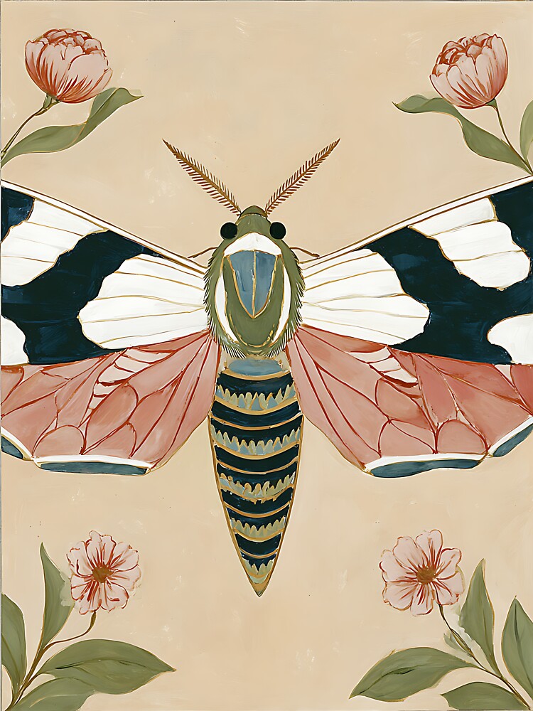 Cozy Cottagecore Moth by bapupa T-Shirts, Hoodie, Sweatshirt | BlankRebels.com (Image 3)