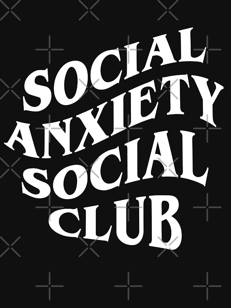 Social Anxiety Social Club - Psychology Design by Psychologist's Inventory T-Shirts, Hoodie, Sweatshirt (Image 3)