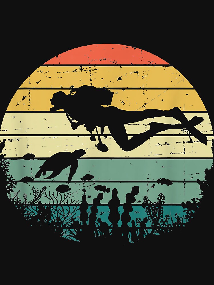 Funny Vintage Scuba Diving Dive Diver by Liefke12441 T-Shirts, Hoodie, Sweatshirt | BlankRebels.com (Image 3)