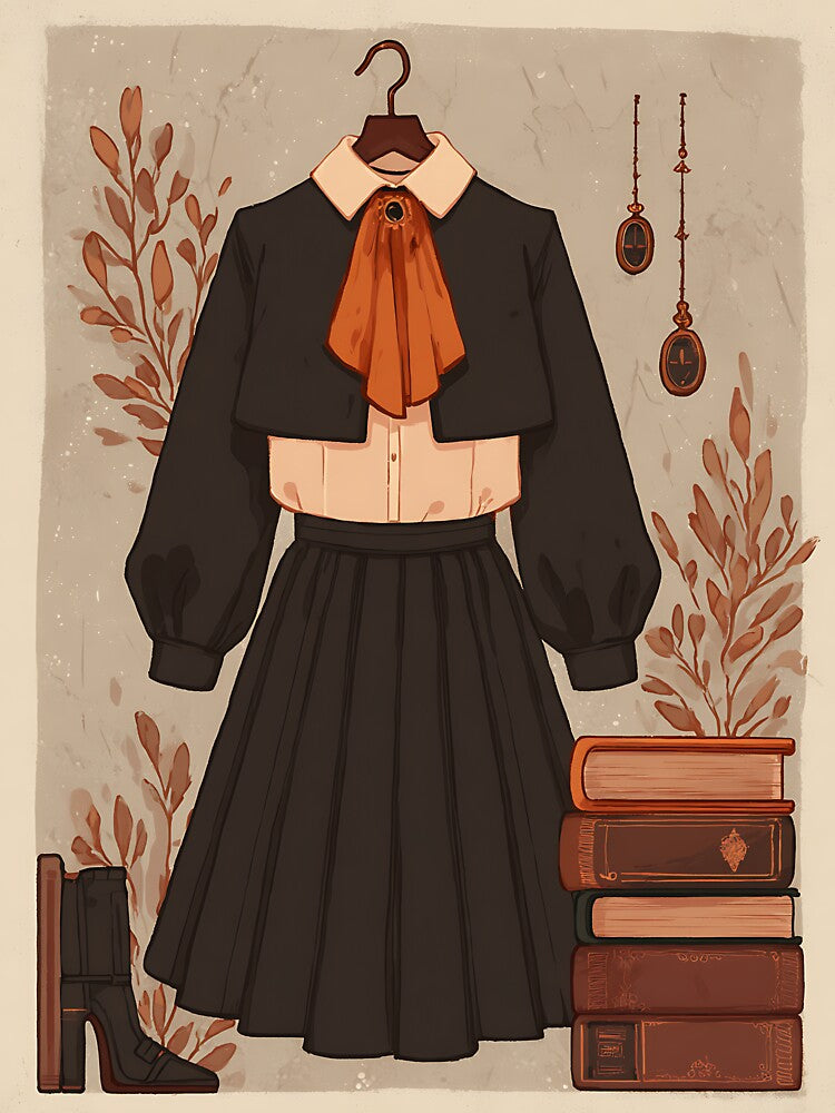 Moody Dark Academia Fashion by bapupa T-Shirts, Hoodie, Sweatshirt | BlankRebels.com (Image 3)