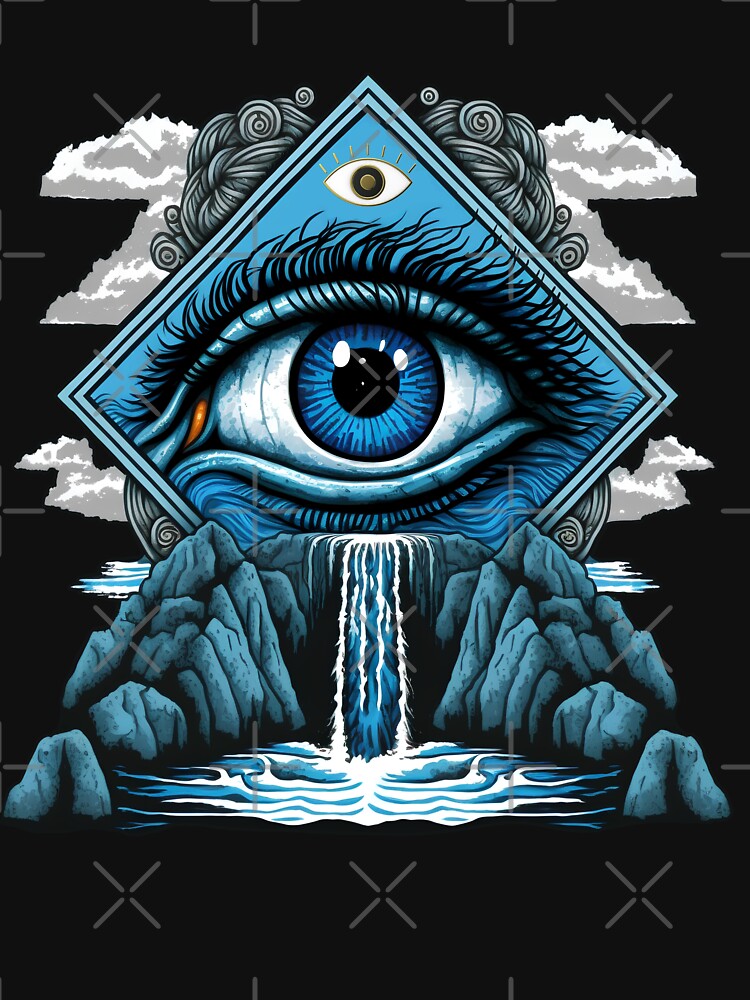 Evil eye  Dream waterfall | Evil eye by TeeARTHY T-Shirts, Hoodie, Sweatshirt | BlankRebels.com (Image 3)