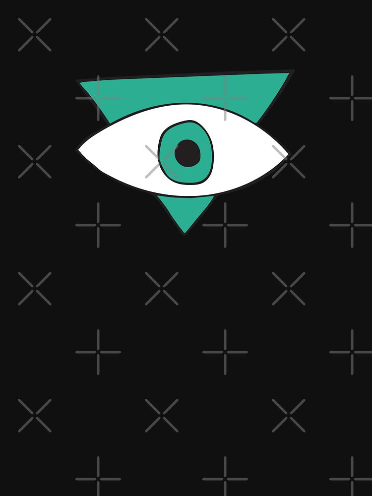 Green Evil Eye Triangle "Success" by Mystikaa T-Shirts, Hoodie, Sweatshirt | BlankRebels.com (Image 3)