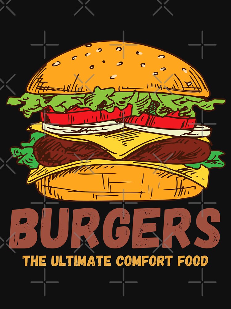 Burgers - The ultimate comfort food - The Burger Boss by WBP Mart T-Shirts, Hoodie, Sweatshirt | BlankRebels.com (Image 3)