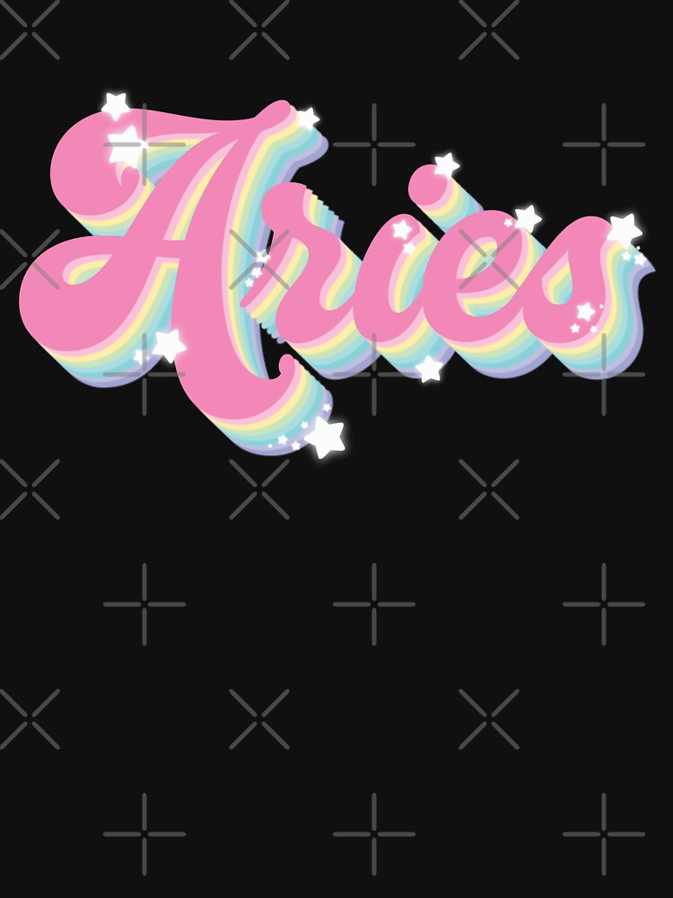 Aries Zodiac Horoscope Word Groovy Retro T-Shirts, Hoodie, Sweatshirt